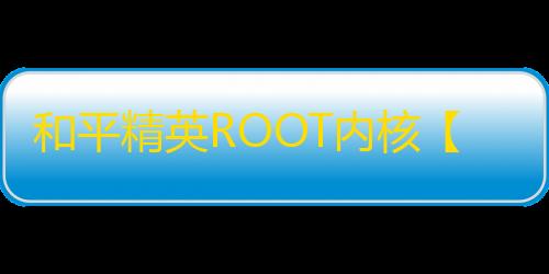 和平精英ROOT内核【花心】外挂